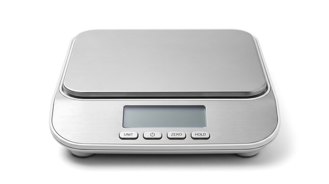 Digital Kitchen Scale Isolated On White Background