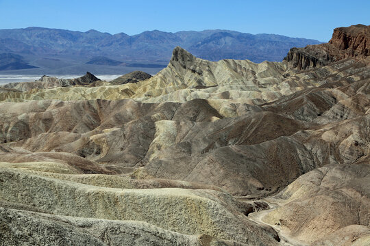 Manly Beacon panorama - Zabriskie Point - Death Valley National Park, California