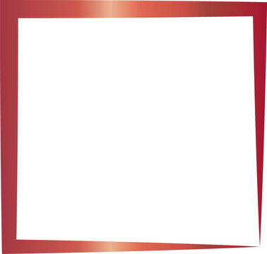 red border frame vector eps