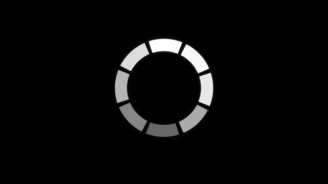 Minimalist loading animation circle progress indicator smooth gradient motion abstract visual u i symbol