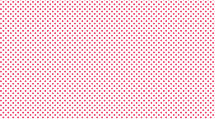 Obraz premium Seamless pattern with small pink polka dots on a white background