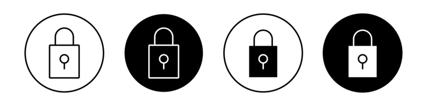 Fixed price icon flat outline in black