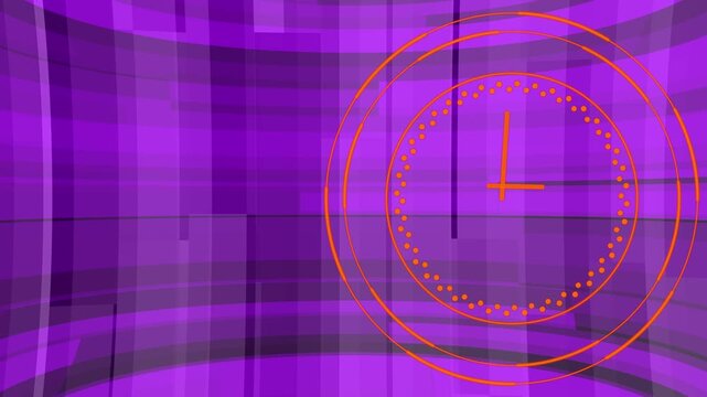 Modern abstract design with glowing circular pattern and arrow