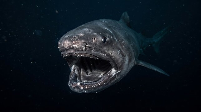 megamouth shark deep underwater