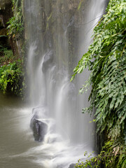Fototapeta premium Waterfall at Kuala Lumpur Bird Park