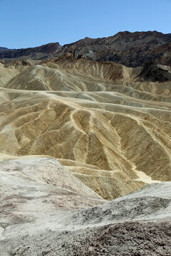 Zabriskie Point vertical - Death Valley National Park, California