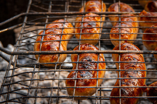 barbecue on the grill