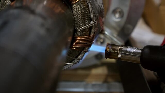 welding with the lead tin electrode