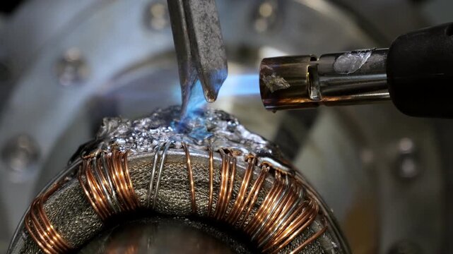 welding with the lead tin electrode