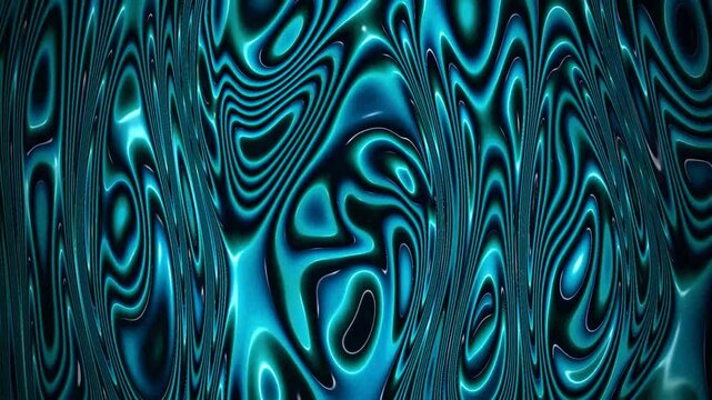 An abstract background featuring flowing liquid waves in shades of blue and green. The smooth, swirling lines create a modern digital texture perfect for well-designed projects and artistic wallpaper