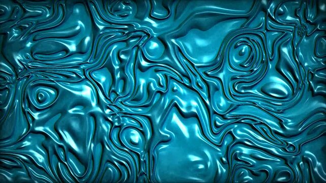 A stunning high-resolution abstract background featuring liquid metal surfaces with glossy blue ripples and organic flowing waves, perfect for modern digital design projects.
