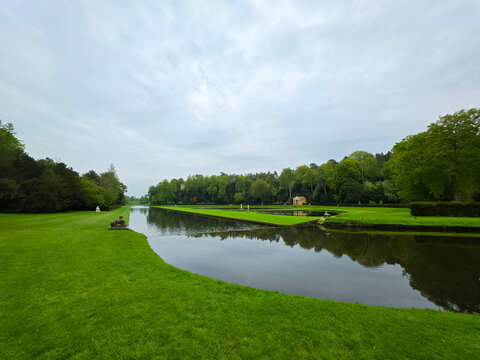 Studley Royal Park near Ripon in North Yorkshire, England, world heritage site