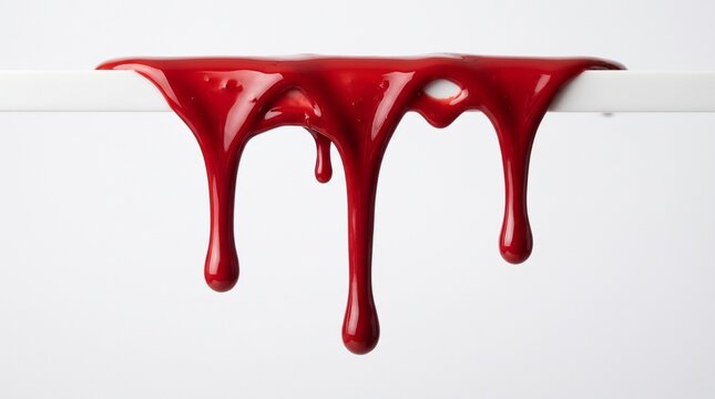 Set of blood dripping on top png