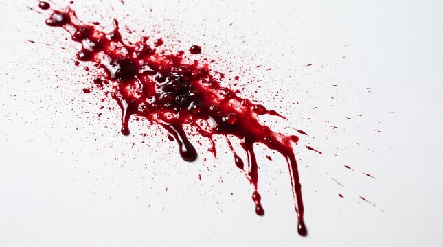 Blood drops cut out