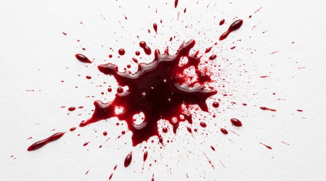 Blood drops cut out