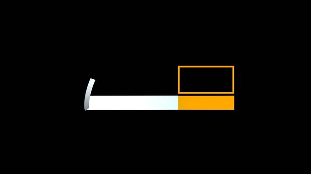 vector illustration of a banner ribbon intro reveal titles blank empty space with alpha channel