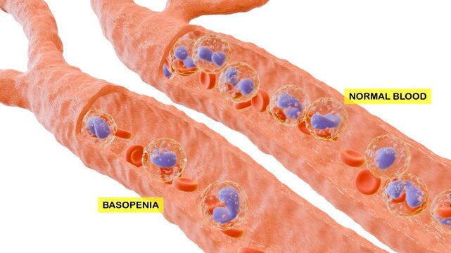 3D Animation of Basopenia. Suitable for presentation or college student learning.