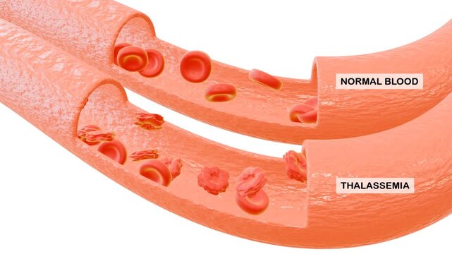 3D Visualization of Thalassemia Designed for College Education and Presentations