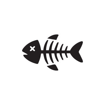 Dead Fish Vector Icon