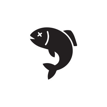 Dead Fish Vector Icon