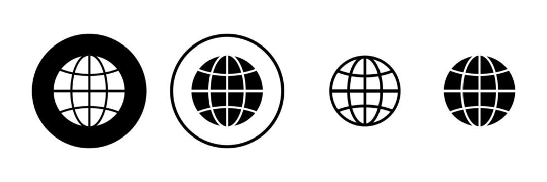 Web icon vector illustration. go to web sign and symbol. web click icon. Global search icon