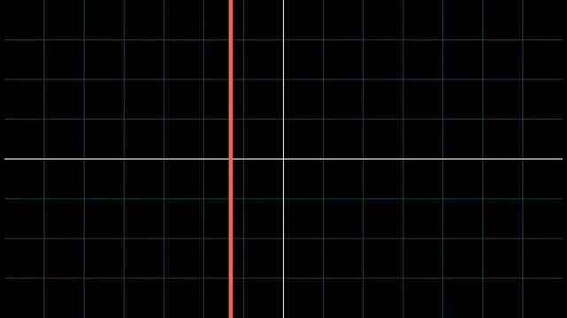 Minimalist Vertical Red Line on Dark Grid Background for Digital Interfaces