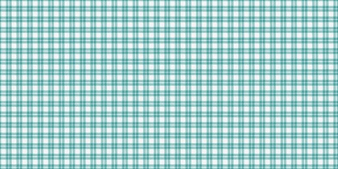 Teal and white diagonal plaid with a painted brushstroke effect. A modern, artistic, seamless pattern for textiles, fashion, and background designs.