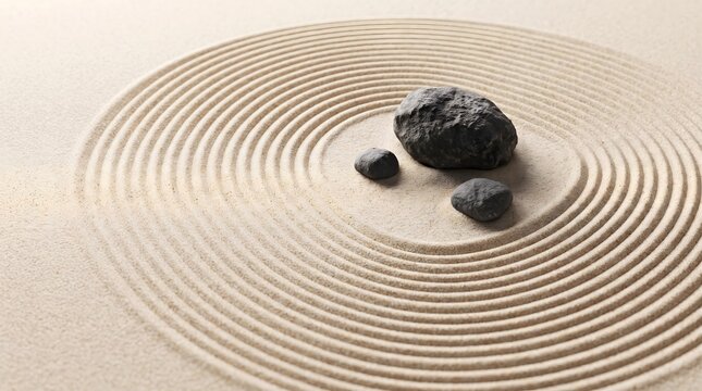 Zen Garden Sand Ripples