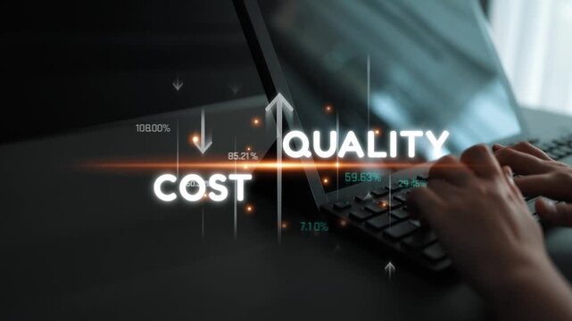 Increase quality and reduce cost represent quality, cost, and performance optimization for business strategy and resource efficiency Marrow