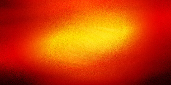 Vibrant orange and red grainy gradient background with luminous yellow center.