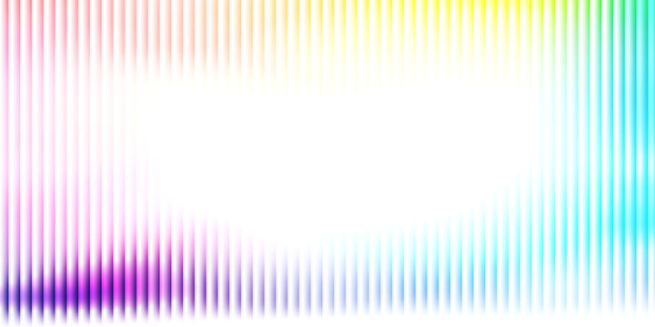 Soft vertical stripes with pastel rainbow gradient framing white space for clean design banners and backgrounds.