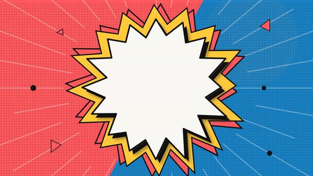 Comic Book Style Speech Bubble Graphic