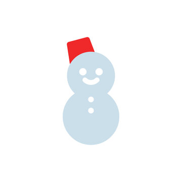 PNG Simple cartoon snowman illustration on transparent background