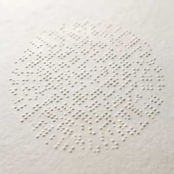 시각장애인 유도를 위해 볼록하게 돌출된 흰색 점자 블록 판넬
White braille block panel protruding convexly for guiding the visually impaired