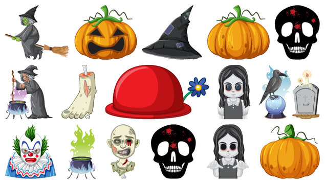 Halloween Costume Icon Collection