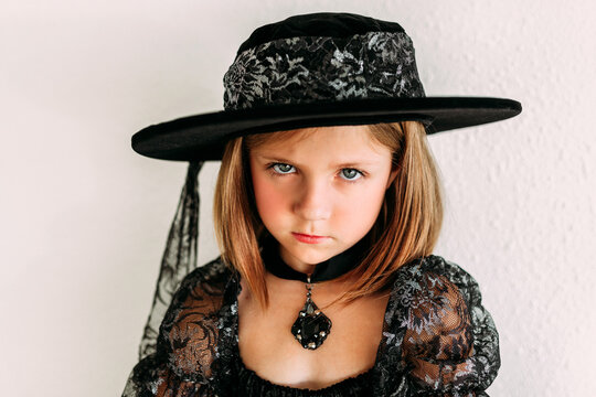 Girl in Witch Outfit