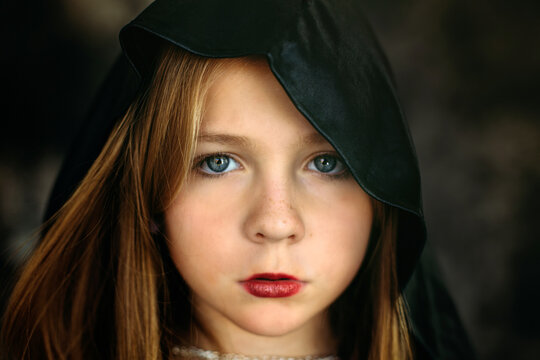 Close up of Girl as as Witch 