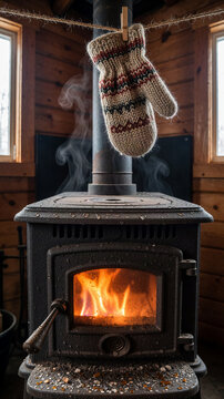 wood burning stove