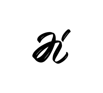 Png Letters Logo Brush Hand lettering Calligraphy Style In Transparent Background
