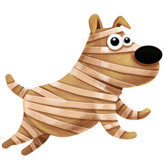 illustration of cute mummy dog cartoon © VALUEINVESTOR