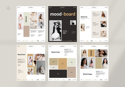 Branding & Style Mood Board Design Social Media Template