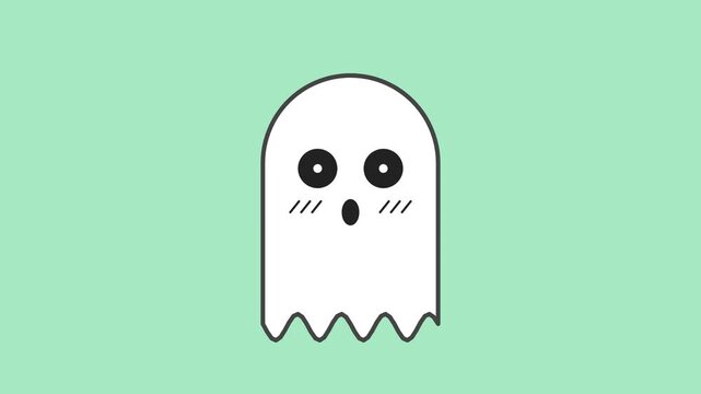 Eerie Transparent Ghost Apparition Horror Background 4