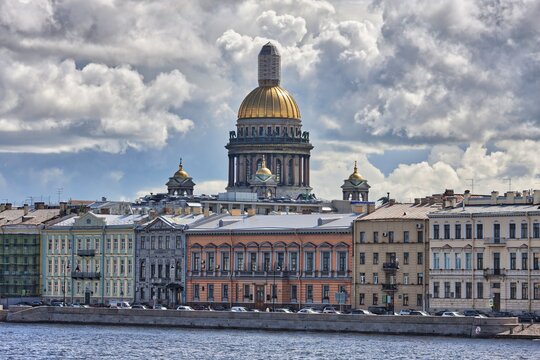 Nea, Old Town Houses, St. Isaacs Cathedral, St. Petersburg, Russia