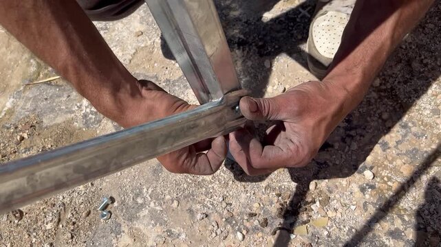 blacksmith at work