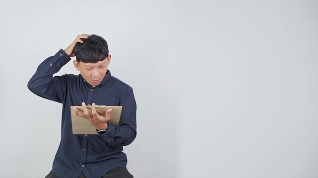Person Feeling Dizzy While Holding Head