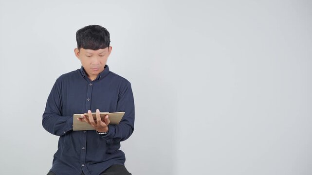 Person Confused While Scratching Head