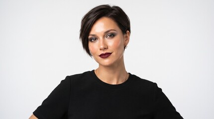 Fototapeta premium Woman with short hair