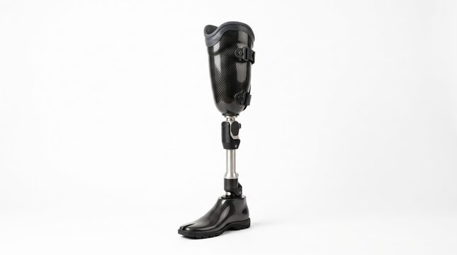 Modern carbon fiber prosthetic leg for below knee amputation