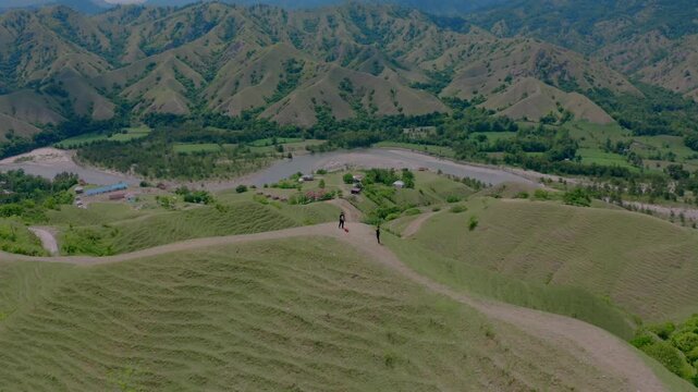 beautiful view on ollon valley, Toraja