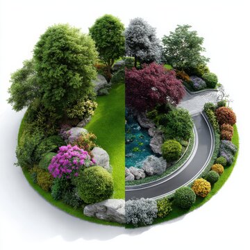 Before and After Garden Transformation Design